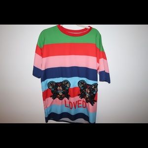 Multicolor love dress